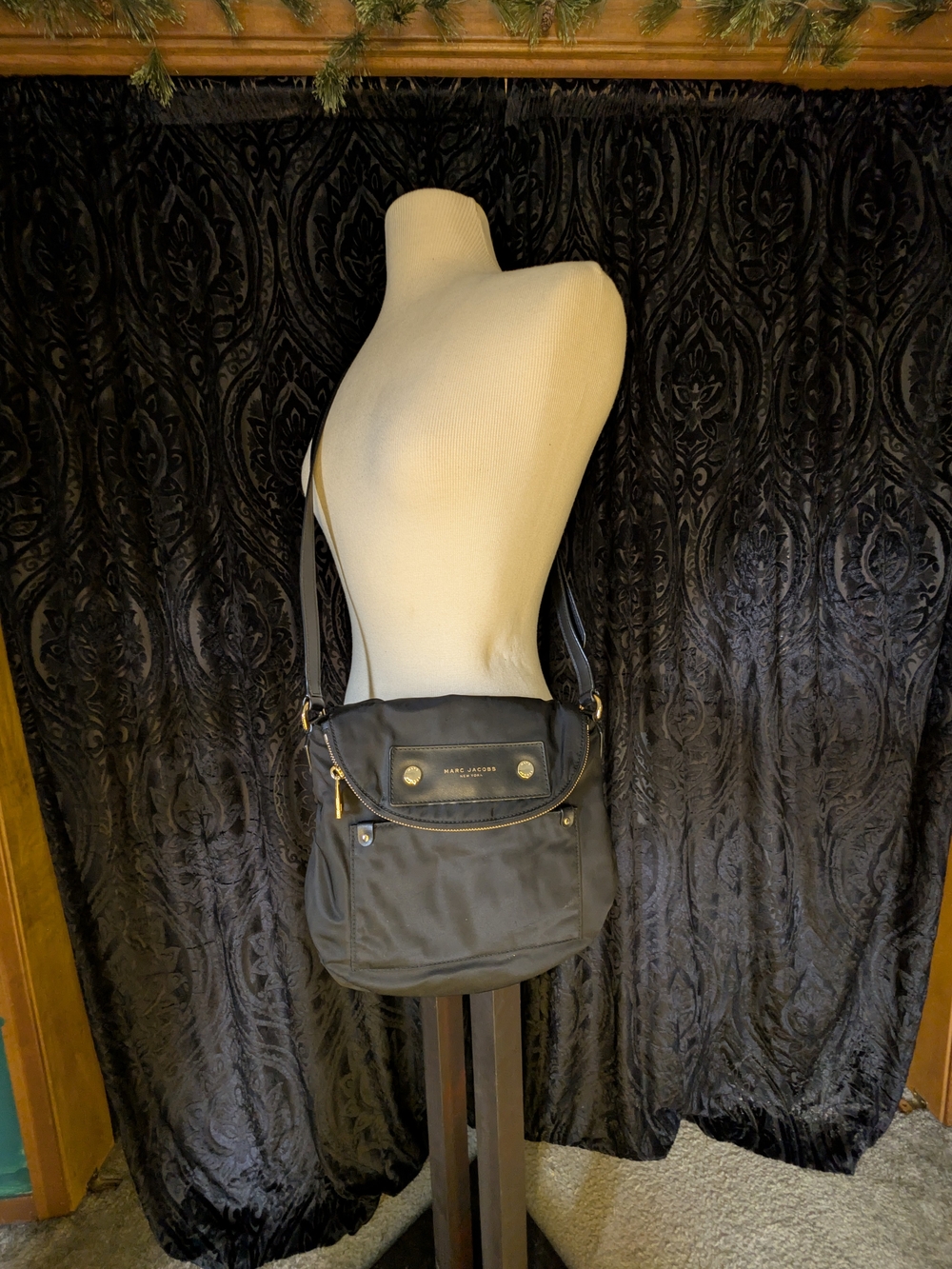 Marc Jacobs Black Crossbody Shoulder Bag